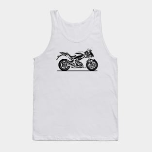 CBR600F 2011 Motorcycle Sketch Art Tank Top